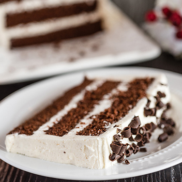 Chocolate Eggnog Torte Recipe for Chocolate Eggnog Torte